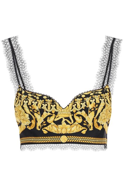 bralette versace|versace bralette top.